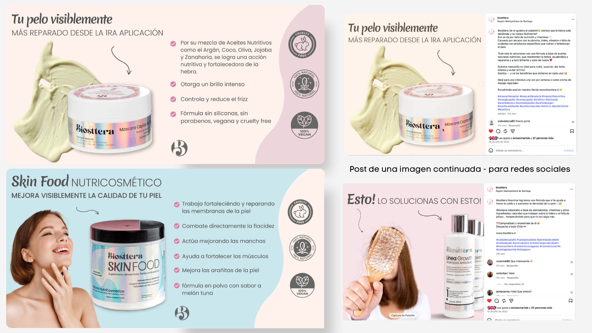 post de redes sociales, fotos y dirección fotografíca de producto