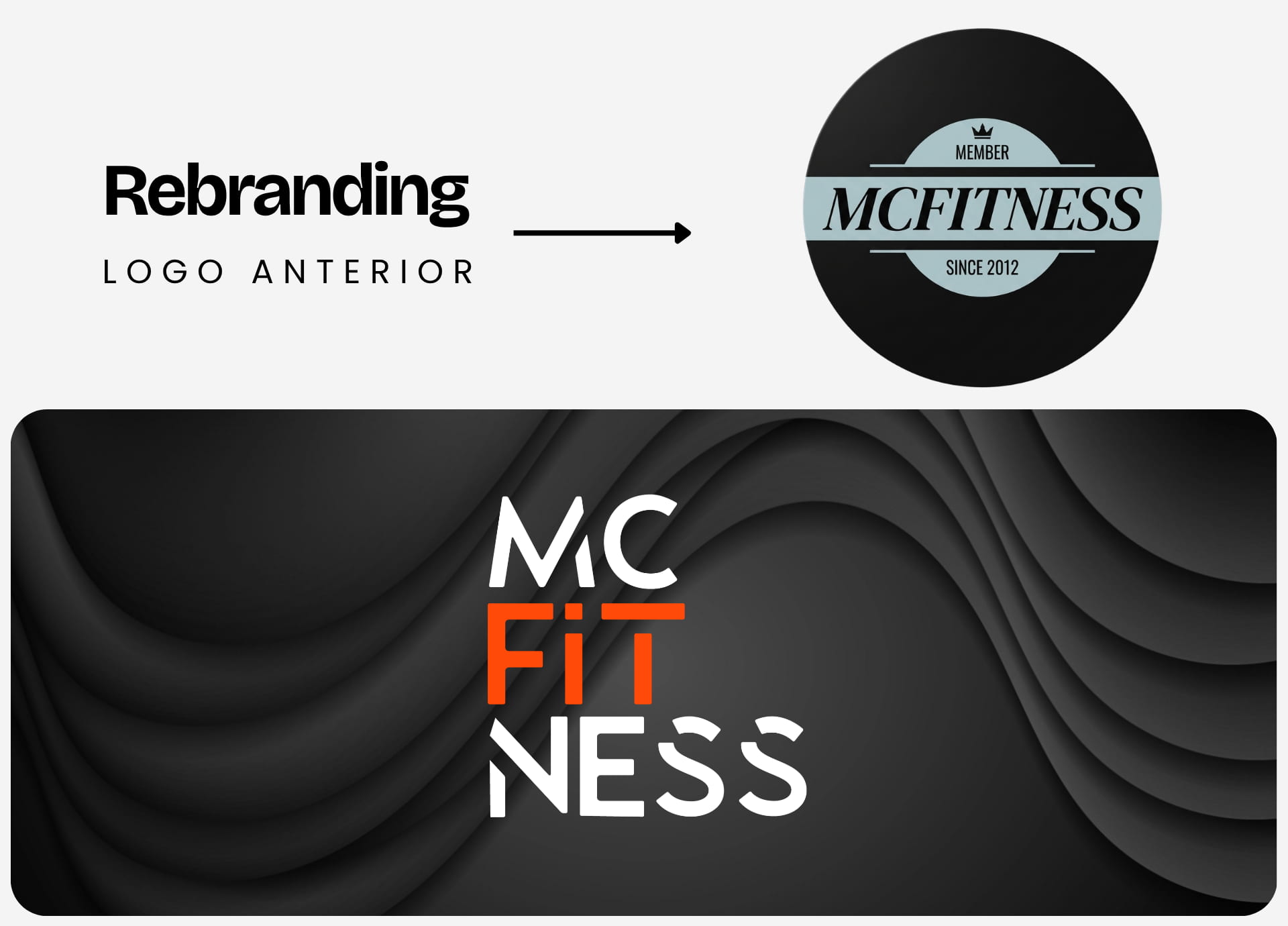 trabajao de branding y desarrollo visual hecho para mcfitness