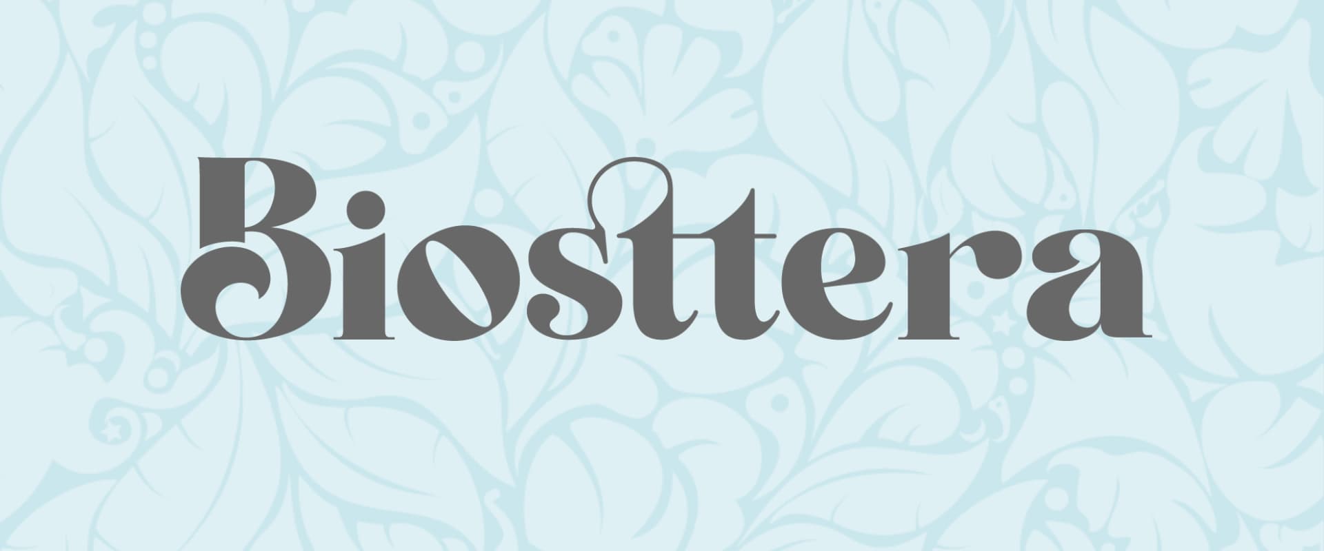 Logo Biosttera con su trama de marca