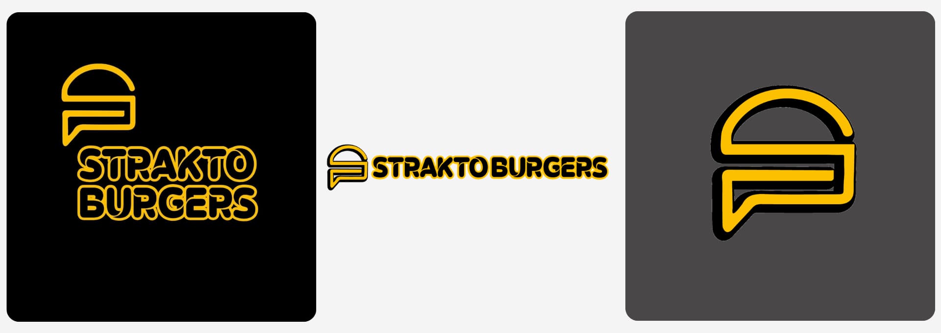 creación de isotipo para straktoburger