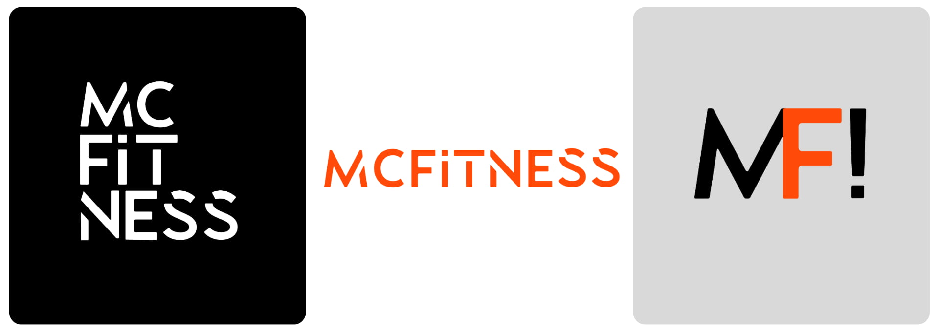 versiones de logo e isotipo de mcfitness