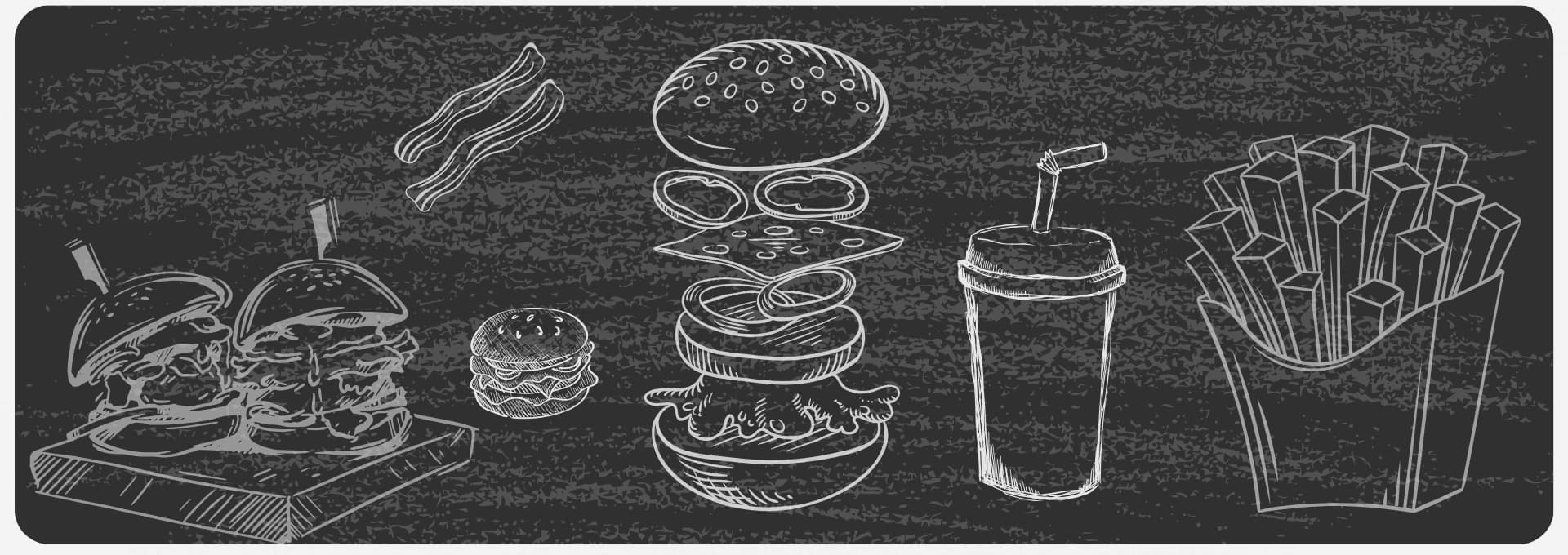 elementos gráficos de marca para staktoburger